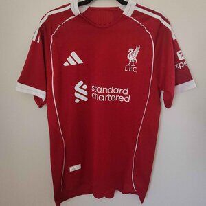 Liverpool F.C Jersey 2025 Player #14 Federico Chiesa - Size Large Slim / Medium